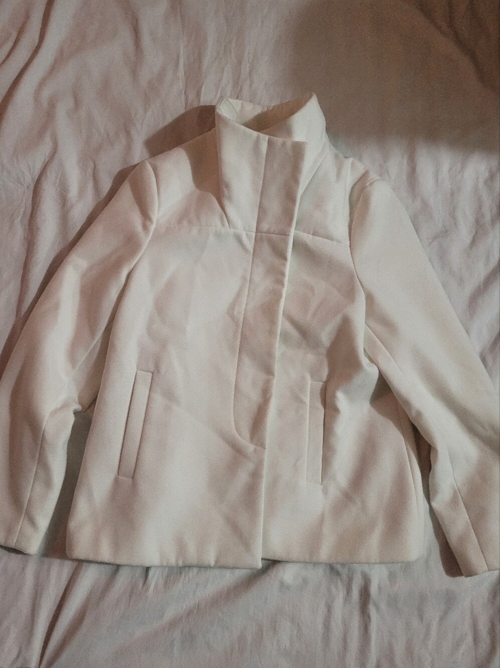 Old Navy Cream Tailored Blazer Jacket